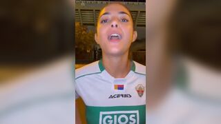 Brazilian football fangirl flashes for scoring goal LEAK BOOBS TITS