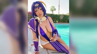 Pattie Cosplay Sexy at the pool from patreon