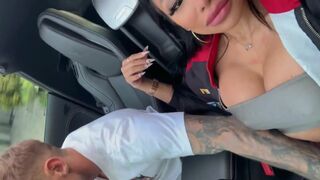 CJ Miles Sucks Fat Cock While Riding On Car and Fucks Him After Getting Home Video