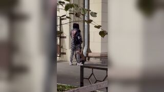 Today in public friday a naughty blowjob in a very public place.