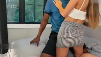 Hubby films his wife fucking a black man.