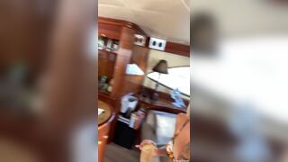 Laynabootv and dakotajames eating pussy on Boat Nudiez Video
