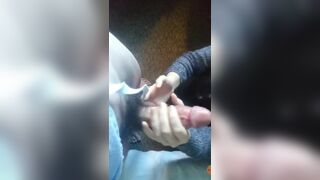 Wife swallows hubby`s cum who is in hospital.