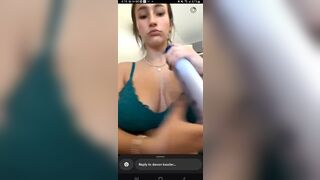Whipitdev Aka Nnevelpappermann Took Her Boob Out And Start Squeezing With Cream Video