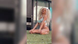 Kristen Hancher Petite Babe Showing off her Tits and Amazing Figure in Morning Onlyfans Video