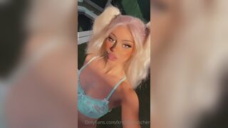 Kristen Hancher Petite Babe Showing off her Tits and Amazing Figure in Morning Onlyfans Video