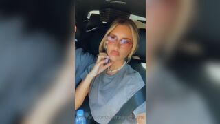 Sierra Skye Playing Tits In The Car Onlyfans Video