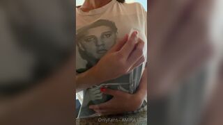 Amira Brie Playing Ice Cube On Her Horny Nipples Teasing Onlyfans Video