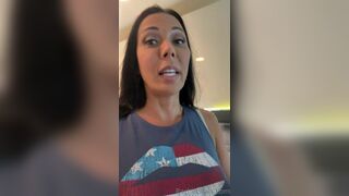 Rachel Starr Brunette Milf Talks to her Fans in Live Video