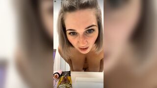 Spencer Nicks Short Hair Blonde Shows Amazing Soft Tits on Cam Live Onlyfans Video