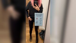 FulltimeCrybaby Takes Off Her Tight Dress On Mirror Onlyfans Video