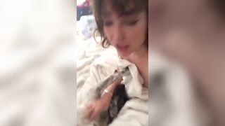 Amazing Milana Vayntrub Nip Slip Naked In Bed video leaked