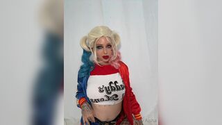 Vickyaisha As Harley Quinn Playing Big Tits While Sucking Dick And Fucked Deep Leaked Video