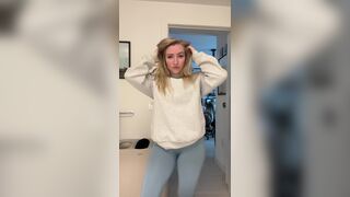 Blondeadobo Taking Off Her Gym Suit Before Flashing Curvy Tits And Ass Onlyfans Video
