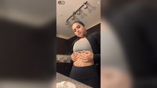 Angela Alvarez Teases Her Boobs And Curvy Ass During Live Leaked Video