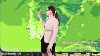 Jeny Smith Erotic Accurate Weather Forecast Video