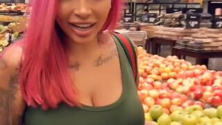 SeeBrittanya Nude Teasing And Masturbating In The Super Market Onlyfans Video