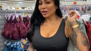 SeeBrittanya Busty Gf Flashing Boobs And Masturbating In Clothing Shop Video