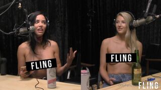 Kaylee Killion With Her Friend Topless In Podcast Onlyfans Video