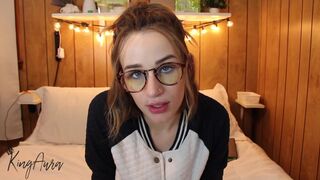 KingAuraTV AuroraXoxo Sucking a Dildo and Fingering Pussy Before Riding it Video