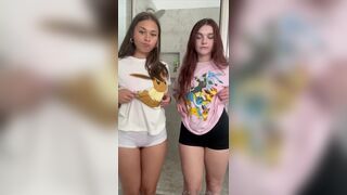 Sophieraiin And Ava Reyes Bikini Shower