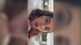 Violet Brandani Pretty Wild babe With Amazing Eyes Doing a Sensual Throating On Big Cock Onlyfans Video