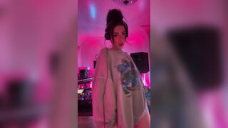 Andrea Botez Nipple Pasties Passes Sexy Outfit Video