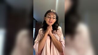 Amira Brie Gets Exposed her Nipples While Talking to her Fans in Night Dress Onlyfans Video