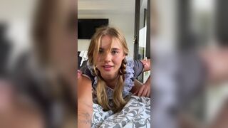 Elizabeth Vasilenko Lusty Maid Squeezes her Curvy Tits on Cam Onlyfans Video