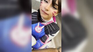 KiaraPeach Cute Cosplay Beauty Giving Gentle Blowjob to a Guy Onlyfans Video