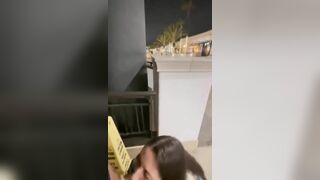 Splatxo Naughty Brunette Giving Deep Blowjob to a Guy at Public Onlyfans Video