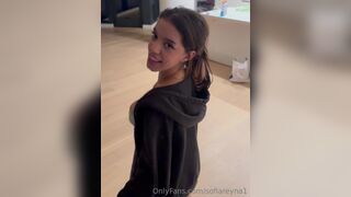 sofiareynax Beauty Sucking Hard Dick Gently While getting Naked Onlyfans Video