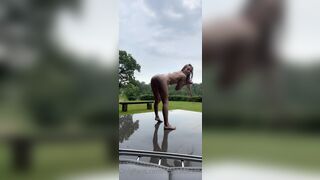 Mercedes the Dancer and her Friend Having Fun While Wearing bikinis At Outdoor Onlyfans Video