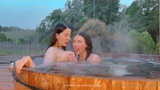 Audrey & Sadie Licking Eachother's Pussy and Tits While Naked in Bathtub Onlyfans Video