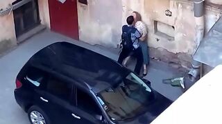 Today in public friday a couple having a daring wild fuck in public.