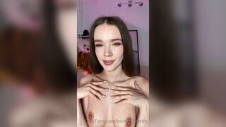 Bunny_marthy Cute Brunette Sucking Balls and Dildo in Live Stream Onlyfans  Video