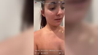 Eatin_ash Playing Her Juicy Boobs And Exposing Nude Pussy While Lingerie Try On Haul Video