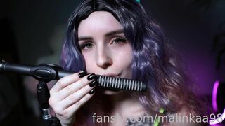 Malinkaa98 Shaking Huge Booty And Teasing Ass While Ear Licking ASMR Fansly Video