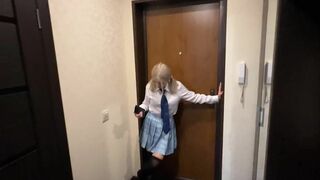 Belloff petite blonde schoolgirl fucck after school