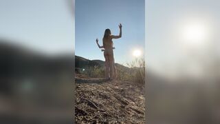 Ccflight Doing Yoga While Fully Naked With Her Friend Outdoor Leaked Onlyfans Video