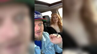 Madison Morgan Exposing Nipples And Shows Nasty Cunt In The Car Leaked Onlyfans Video