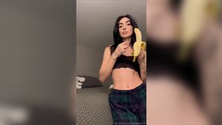 Gia Isabella Playing with her Tiny Tits After Getting Naked on Cam Onlyfans Video
