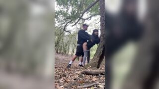 Yasmina Khan Aka Pengaliprincess Quickie Fucking Into The Wood