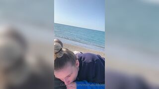 Michabubbles PPV Sucking BBC In The Beach Onlyfans Leaked
