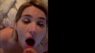 Stepanka Sucking Juicy Dick And Takes Cum Shot On Cute Face Video