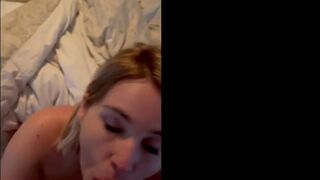Stepanka Sucking Juicy Dick And Takes Cum Shot On Cute Face Video