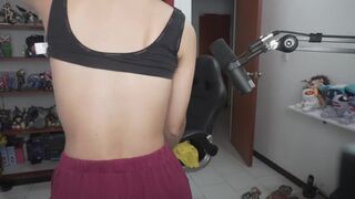 Vitacelestine Squeezing Her Juicy Nipples And Teasing Booty Leaked Video