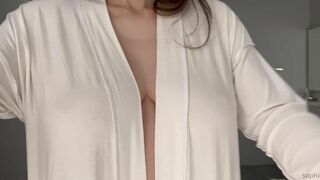 Sophie Mudd Titties Seethrough White Top Onlyfans Leak