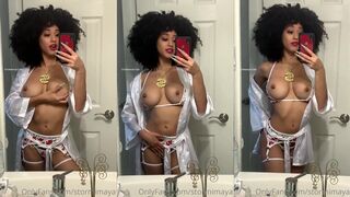 Stormimaya Playing With Her Nipples And Teasing On Cam Leaked