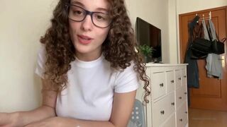 Love_lilah- Hot Girl With Glasses Getting Naked And Masturbating Her Sweet Pussy